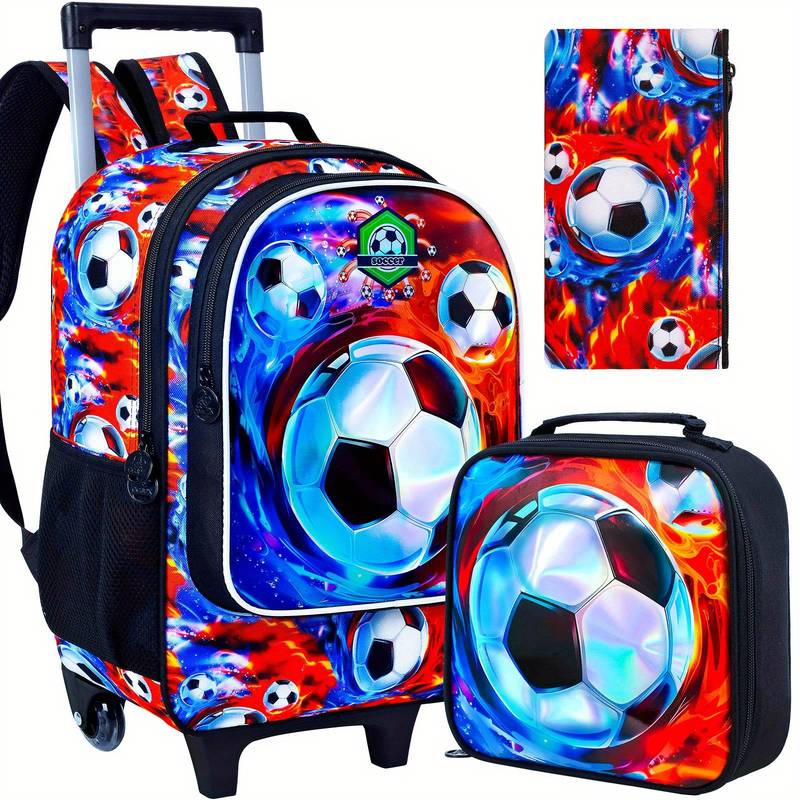 Zaino Scolastico Per Ragazzi – Leggero E Capiente Con Tasche Multiple, Per Scuola Elementare, Gite E Sport
