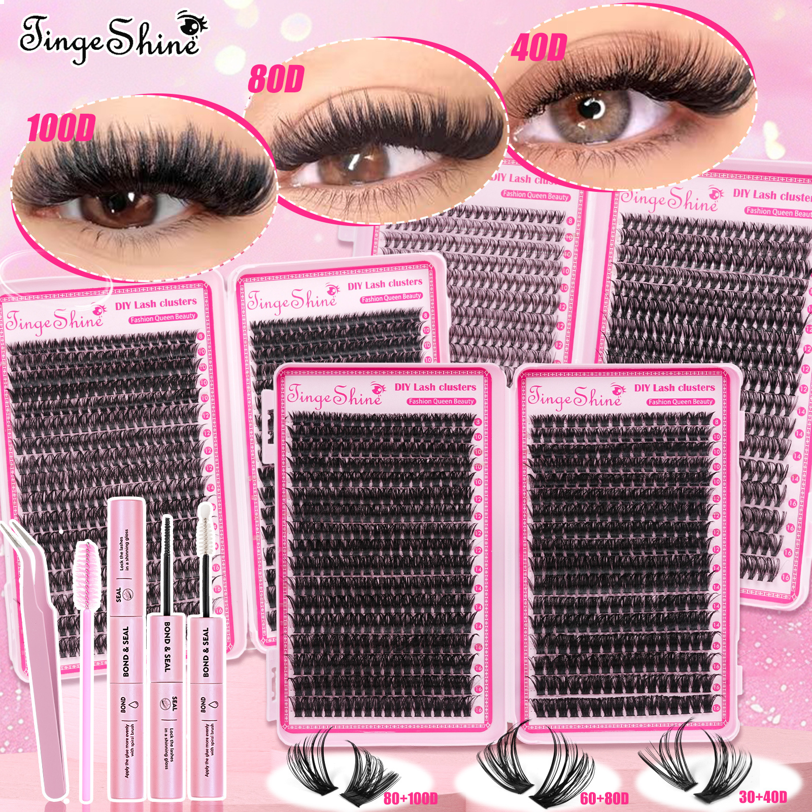 individual lash extensions sold on Temu United States