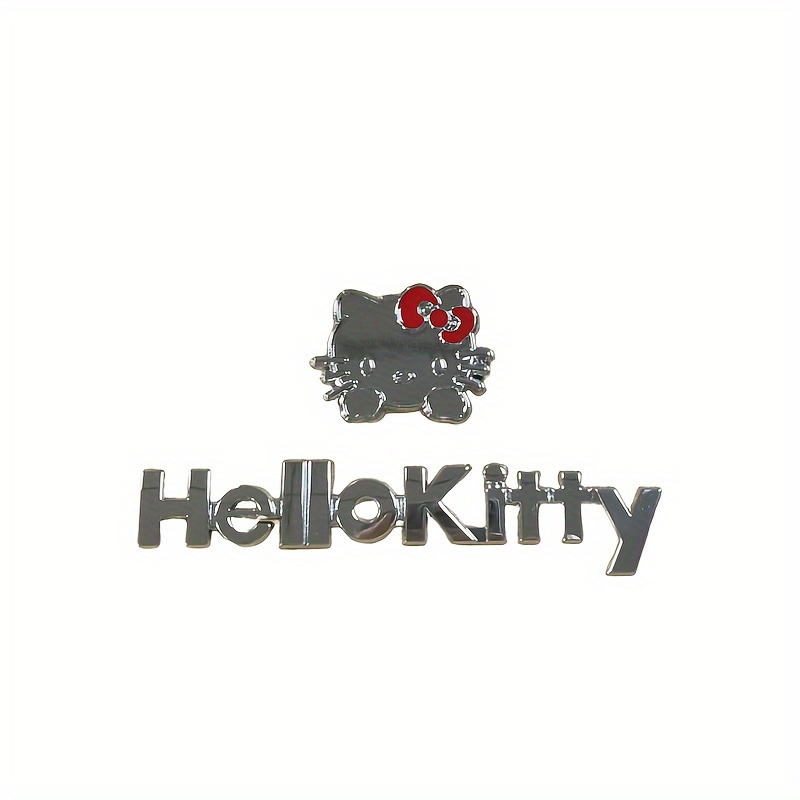 Image of 1 Hello Kitty 3d Metal Car Sticker - Durable , Easy To Apply, Suitable For All Cars And Any Where Stickers Fit
