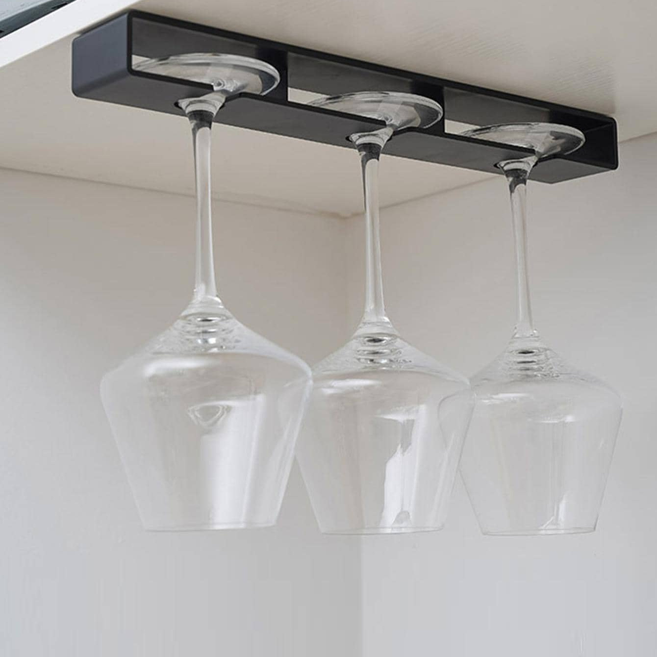 2 1pc home utility kitchen display wine red wine hanging no hole glass goblet upside down rack