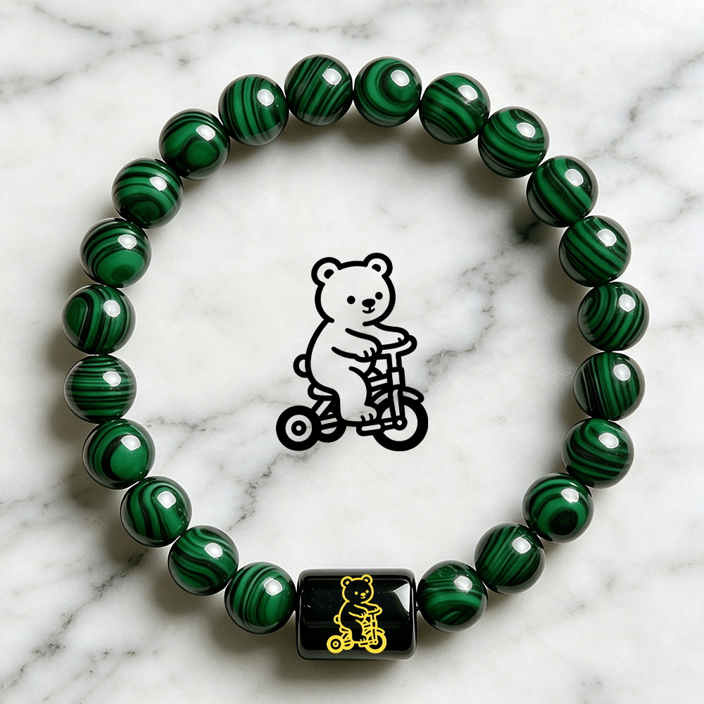 Women's Minimalist Bear Charm Bracelet, Daily Wear