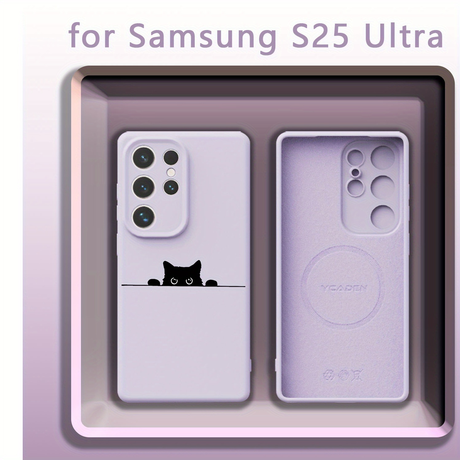 TEMU For Galaxy S25 Ultra/galaxy S24+/s23ultra/s22+/s22 Phone Cases, Magnetic Phone Cases, Couple Phone Cases, Unisex Phone Cases, Solid Color Phone