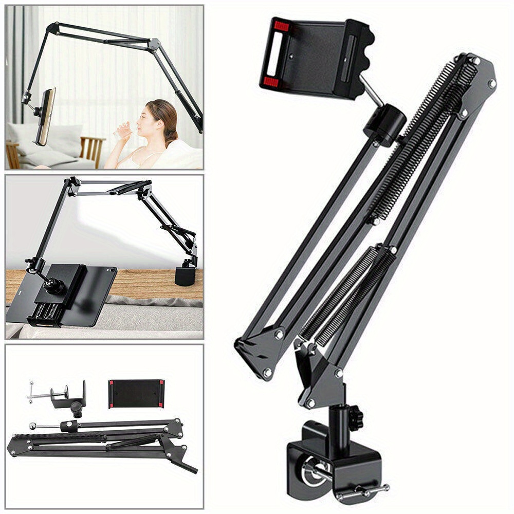 1pc Mobile Phone Holder Table Bed Stand Adjustable For Tablet Smartphone New
