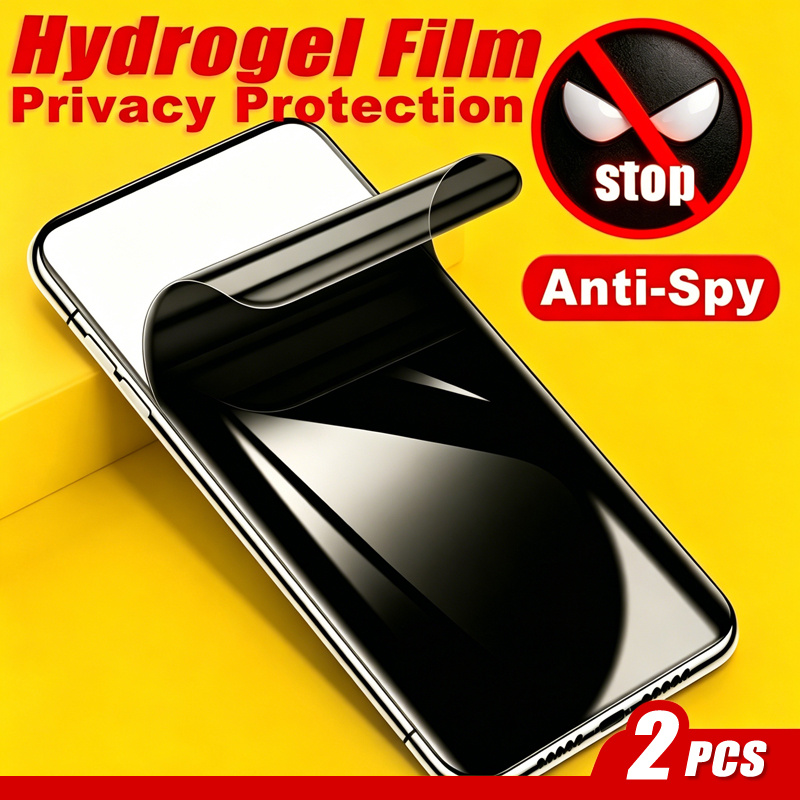 2pcs for Samsung for Galaxy A30/A30S/A31/A32 4G/5G/A33 5G/A34/A35/A36/A37 Ultra-Thin Privacy Hydrogel Screen Protector