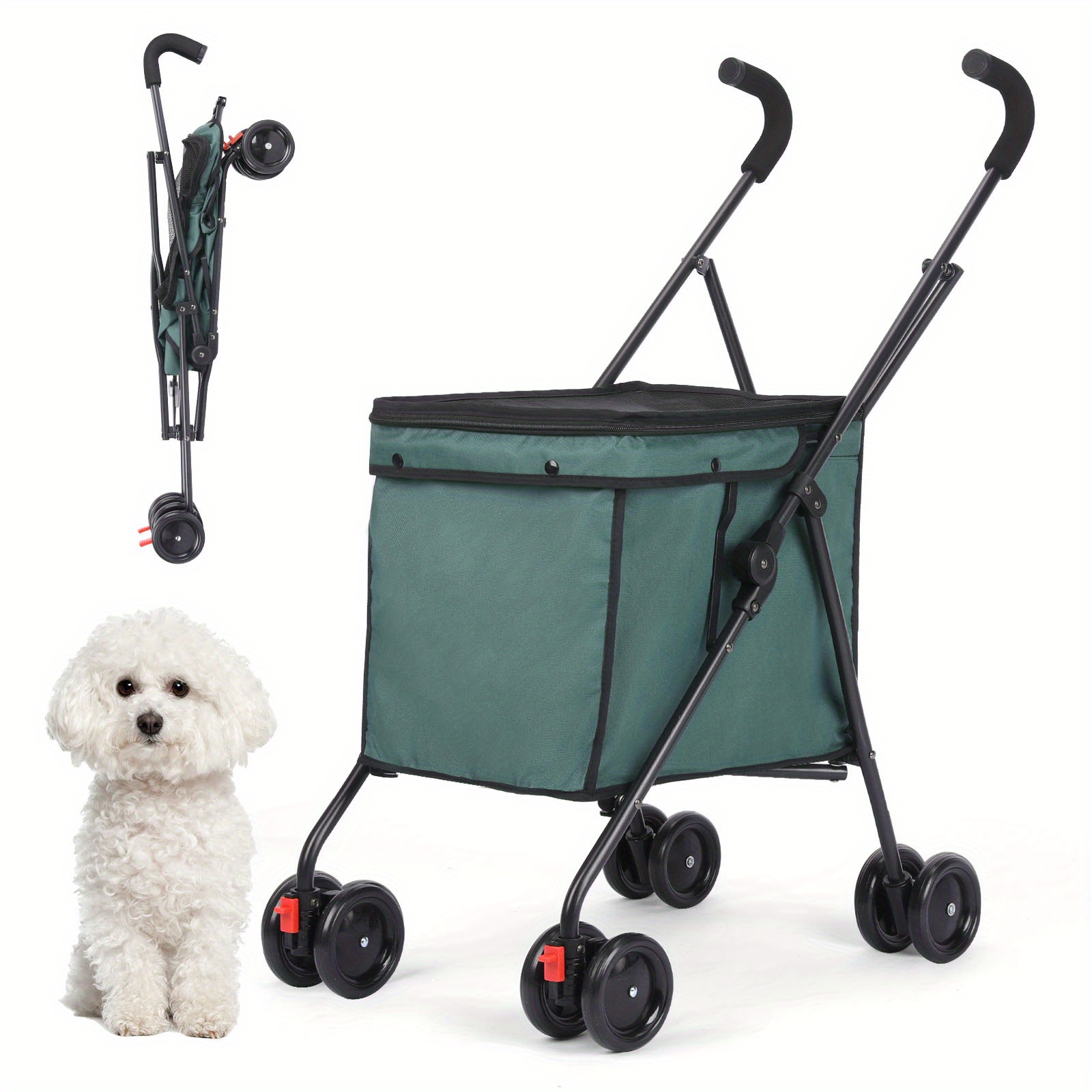Original Patent Multi-Functional Folding Storage Cart for Pets