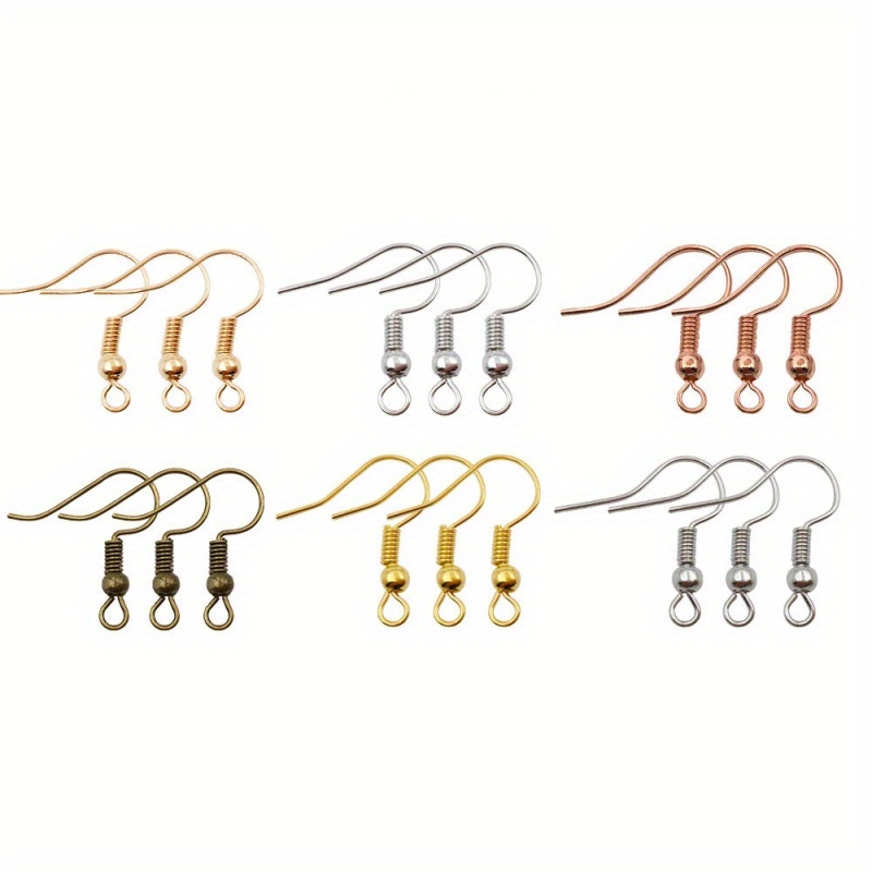 ear hook earrings hook spring beads earring making Temu