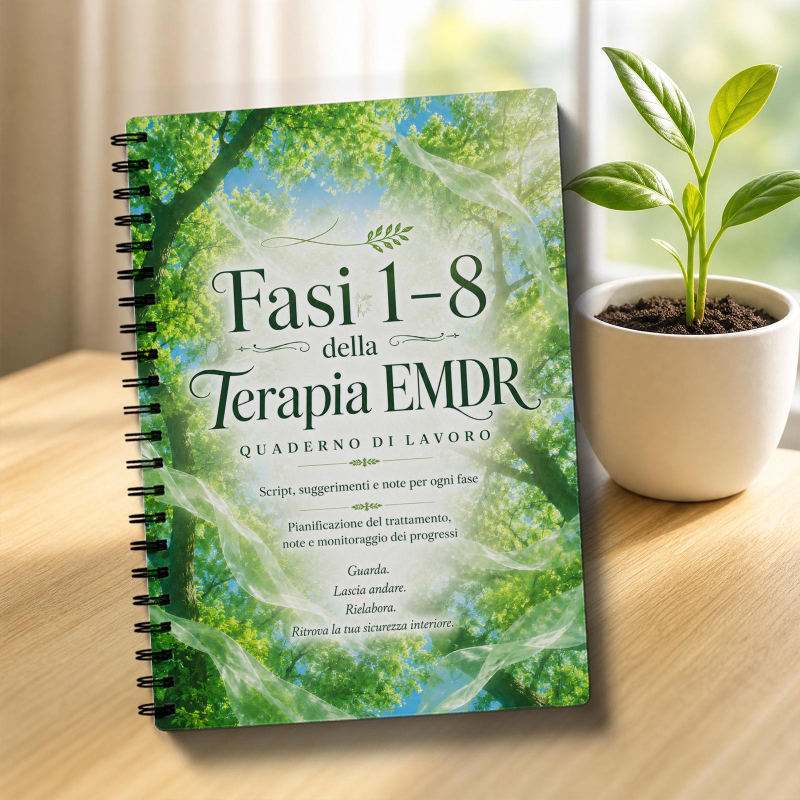 TEMU Versione Italiana Fasi 1-8 di Riflessione, Riflessione su Trauma e PTSD, Scatenatori di Riframati, Promemoria, Suggerimenti di Mindfulness, per