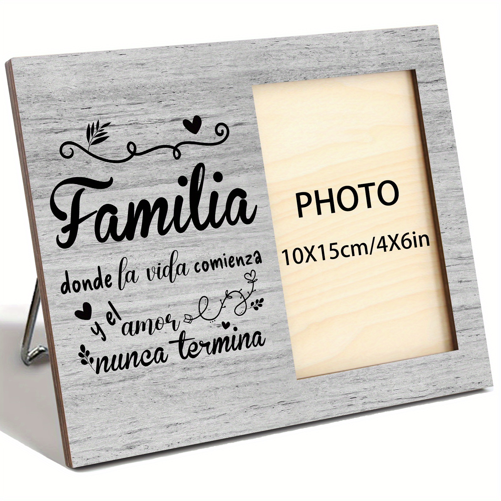 TEMU 1pc For Family Picture Frame, Best For Family Gifts, For Family Gifts For Christmas, For Family Gifts For Kids And Adults, Gifts For Family, For