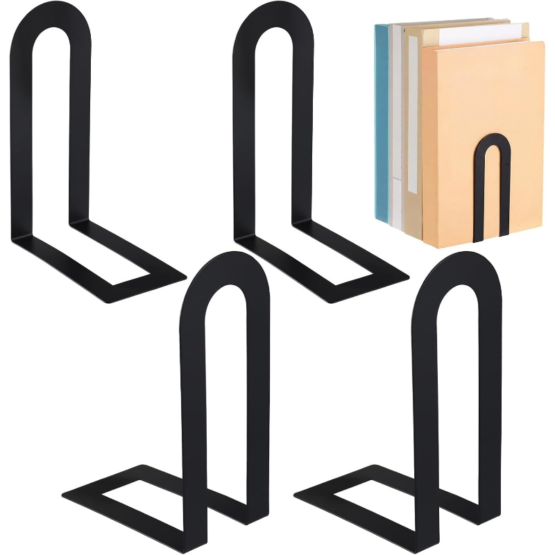 TEMU 4 Fermalibri Moderni in Acrilico per Decorazione , Fermalibri Piccoli, Organizzatori per , Design Minimalista, Fermalibri per Sostenere ,