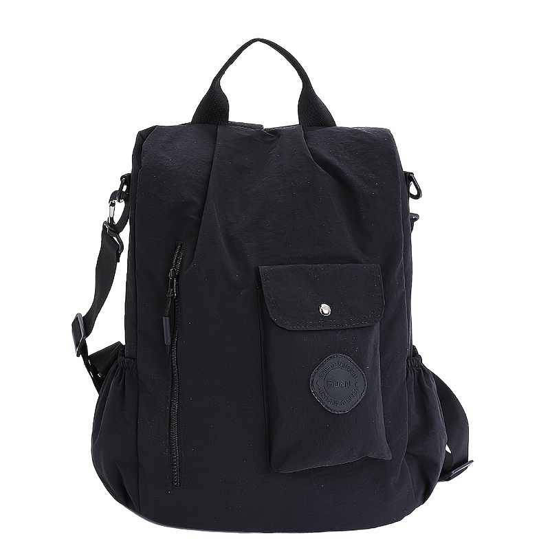 Image of Fashion Simple Ladies Backpack Multifunctional Large Capacity Daily Commuting School Backpack.