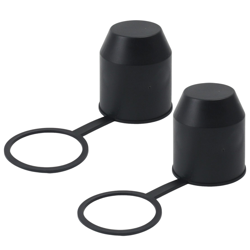 TEMU 2 stuks Universele Aanhangerkoppeling Bal Bescherming Auto Accessoire Aanhangerkoppeling Cover Sleepkabel Cover