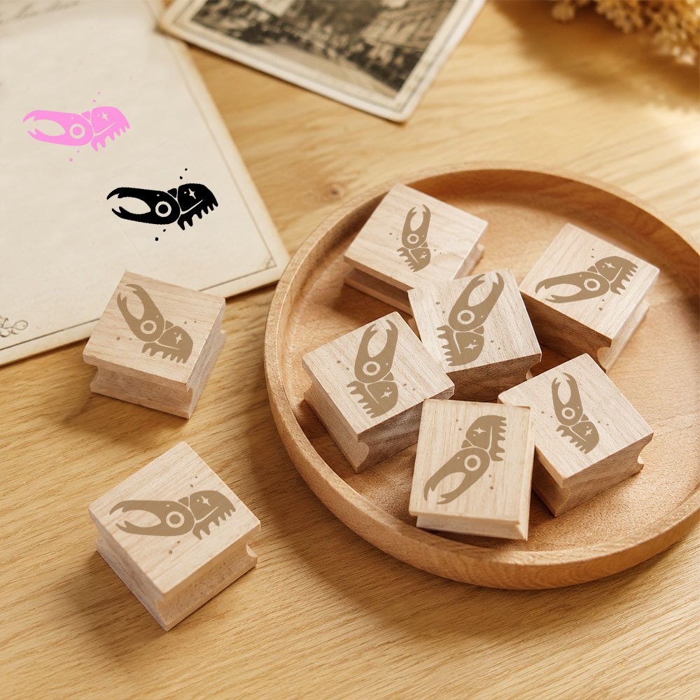 DIY Wood Stamp for Journaling and Creative Stationery