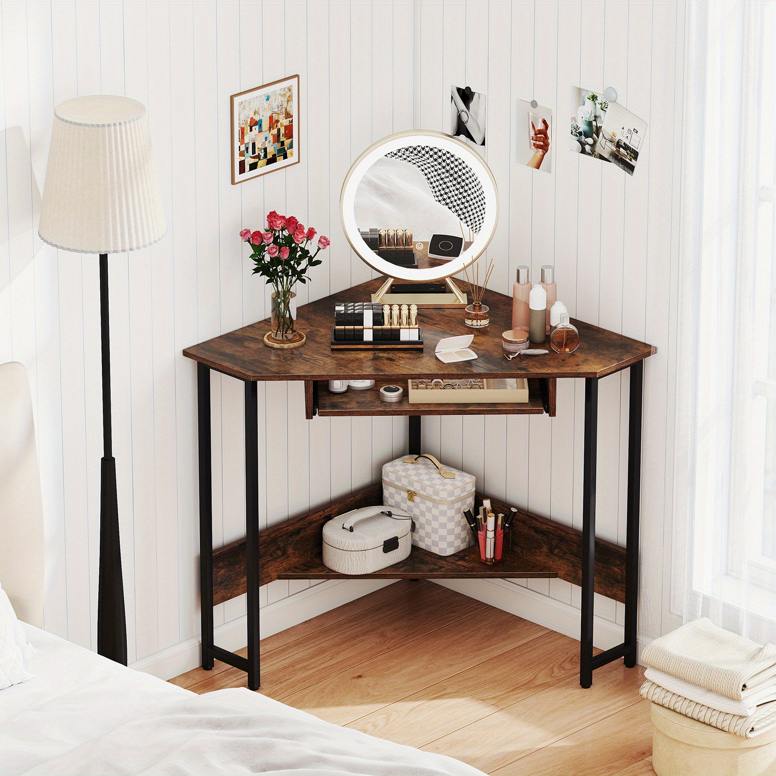 corner computer desk sold on Temu United States