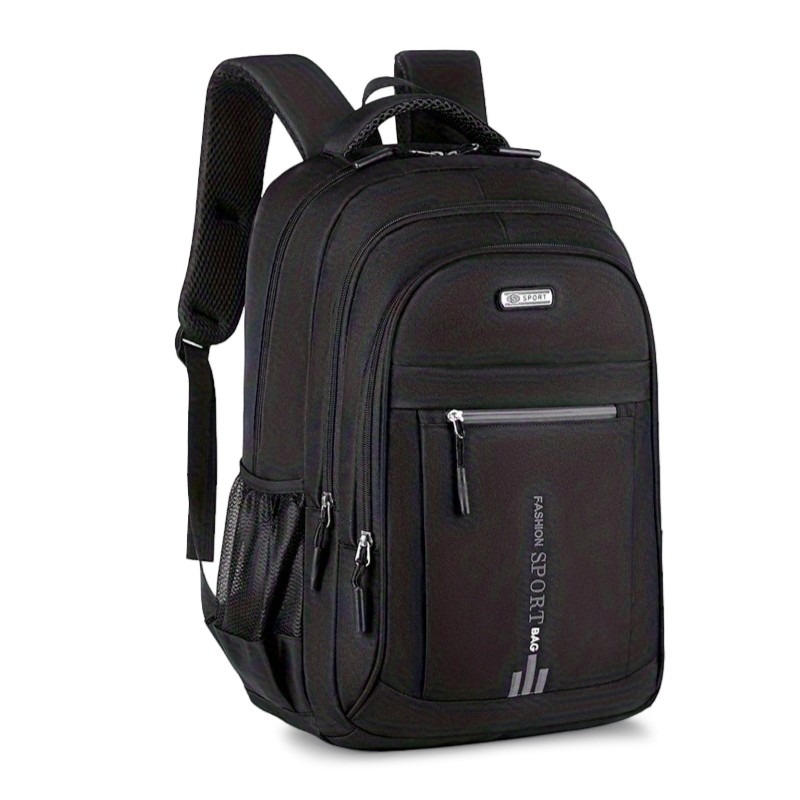 TEMU Large Capacity Men's Business Laptop Backpack Unisex Travel Sports Backpack Student School Backpack Durable Casual For Work College Travel