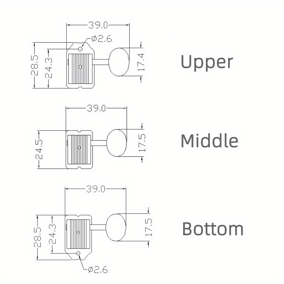 One Set of 6-in-Line 6R Nickel Silvery Vintage Electric Guitar Machine Heads Tuners Tuning Key Pegs Guitar Accessories