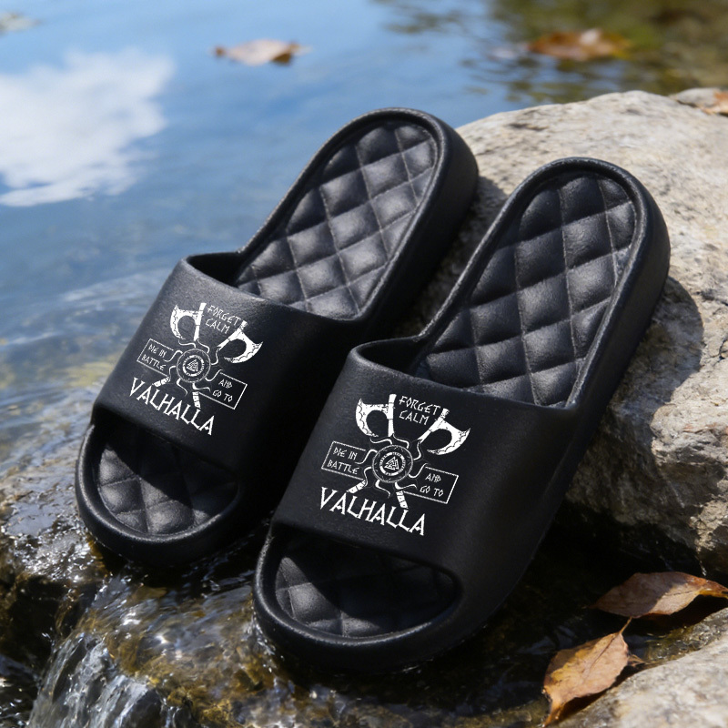 TEMU Men's Slides - Trendy, Soft & Comfortable, Perfect For Casual Wear At Home Or Outdoors. Suitable For Men And Women, Men's Slippers