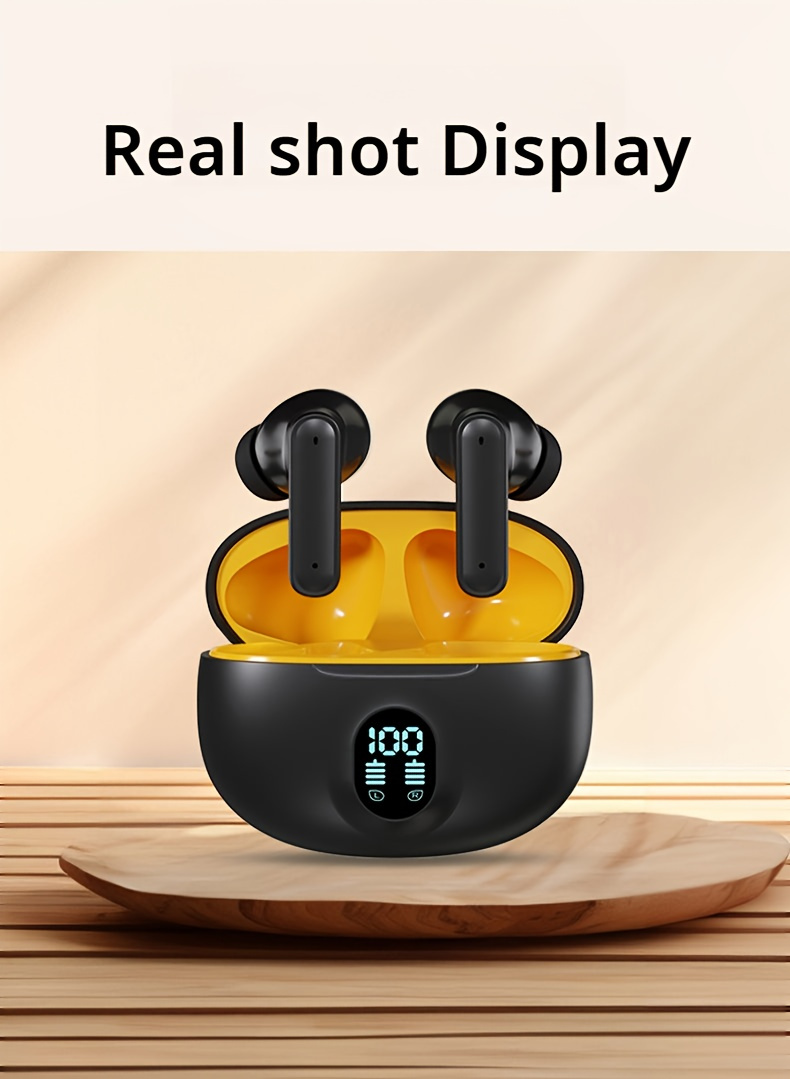 51.43 meter-Ear True Wireless Earbuds with 150mAh Long-Lasting Battery, High-Fidelity Stereo Sound, Noise Cancellation, Wireless Connectivity, Volume Control, USB Charging, Dual Mic, Gaming- Anime Theme