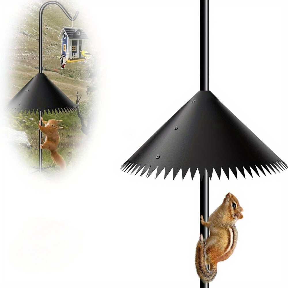 TEMU 1pc 14in Bird Feeder Station Squirrel Baffle Dome Stop Stealing Bird