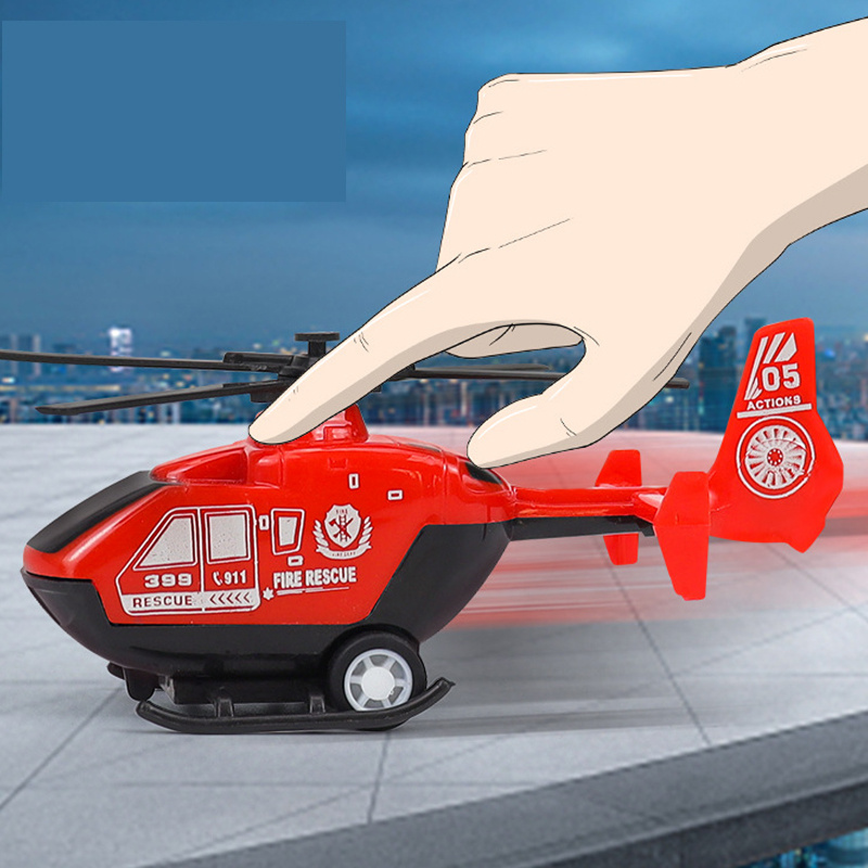 6pcs Pullback Helicopters, Outdoor Beach Toys, Novelty Toys, Desktop Decorations, Pretend Play Toys, Birthday And Holiday Gifts, Piñatas, Christmas And New Year'S Supplies, And Classroom Rewards (Random)