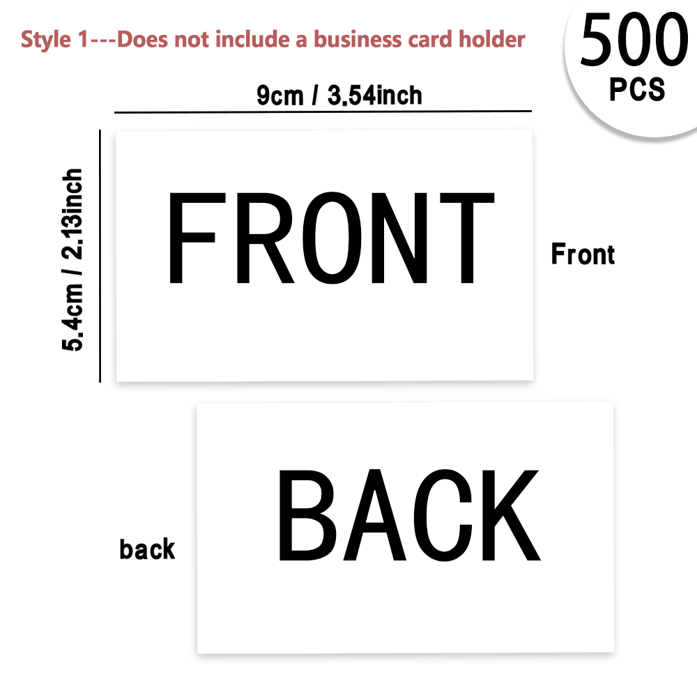 TEMU 200/500/1000pcs Custom Business Cards, Personalized Name Cards For Business, Office, Individuals, Companies, And , Custom Small Cards, Desktop