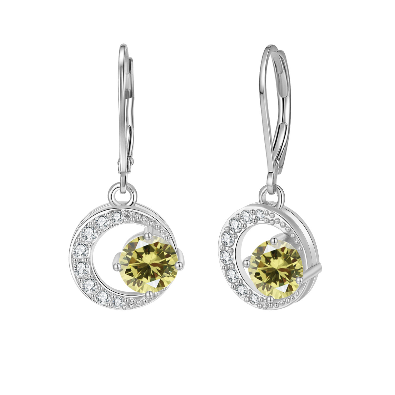 Men's Moissanite Earrings with Hypoallergenic Hooks, Gift for Him