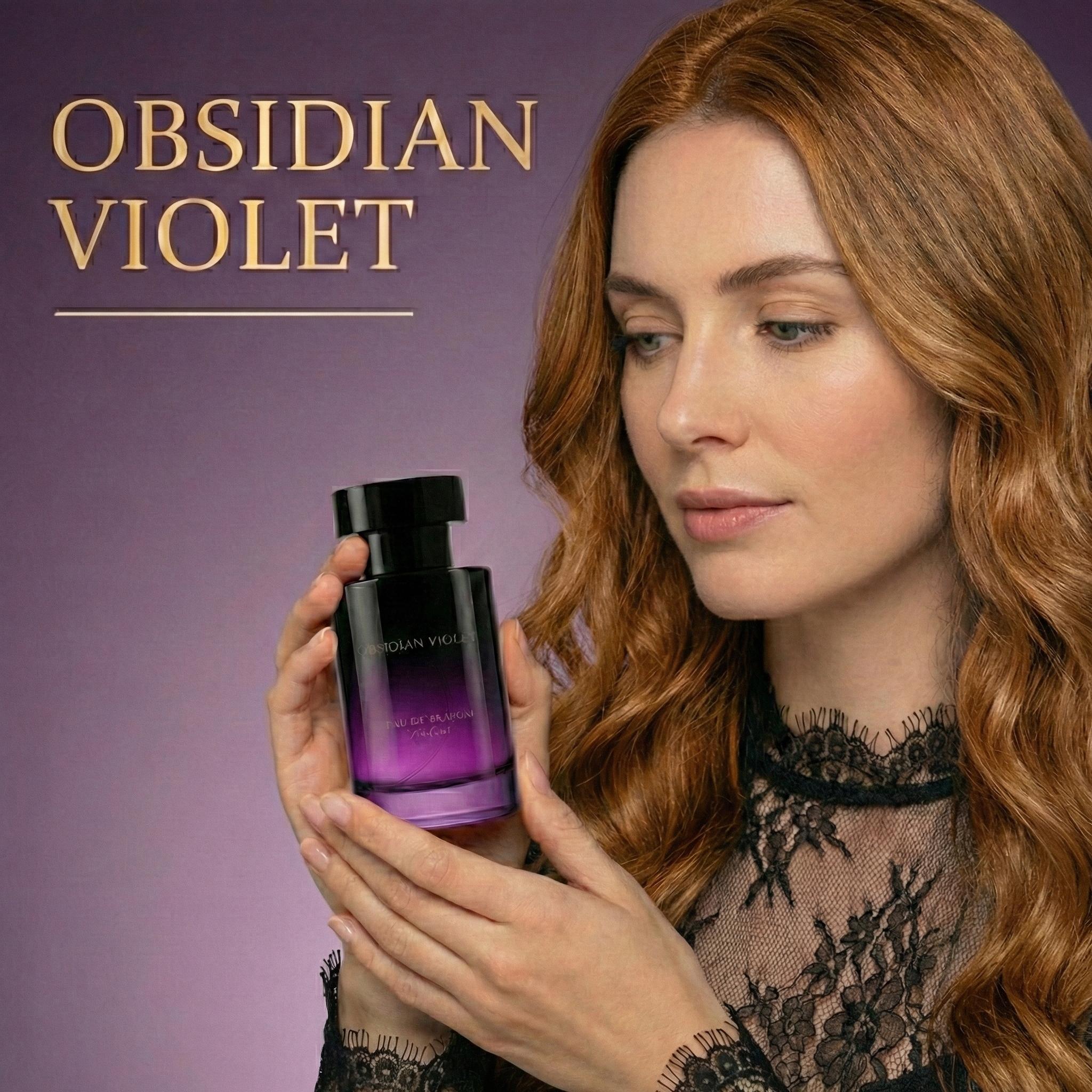 TEMU Obsidian Violet Gradient Women's Perfume, Blackcurrant Musk Scent, Long-lasting Elegant Fragrance For Dates And Parties, Perfect Gift For Her,