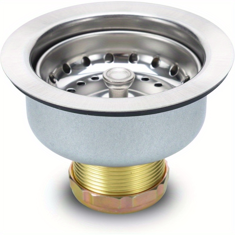 TEMU Kitchen Sink Strainer Stopper - Stainless Steel Spring Clip Kitchen Sink Drain Strainer And Stopper (sink Drain )