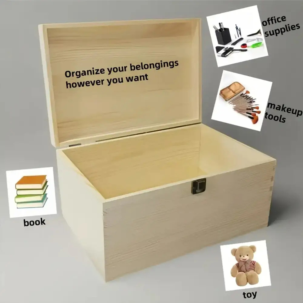 Personalized Lidded Storage Box, Custom Engraved Gift
