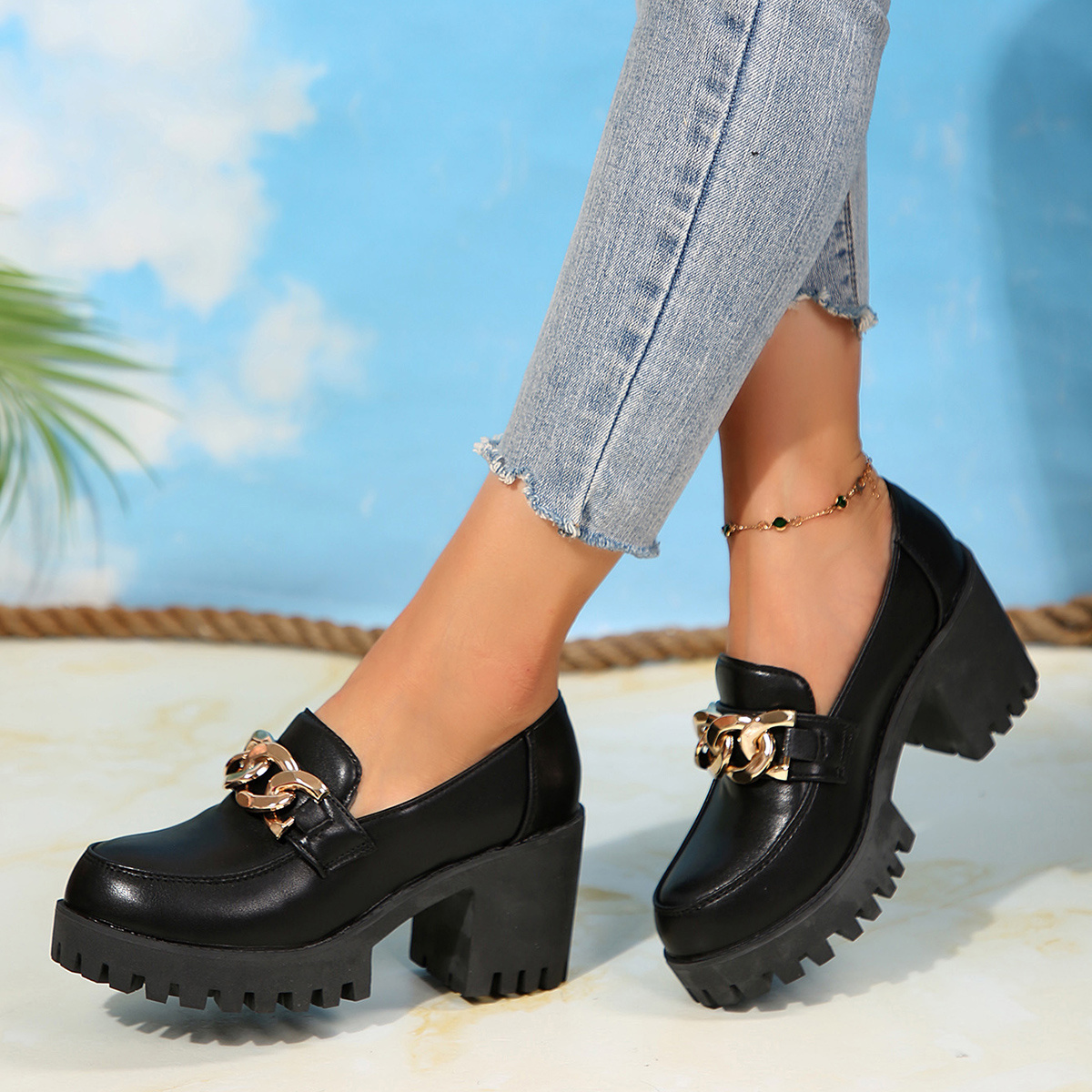 Mocassins Femme Confortables DREAM PAIRS Mocassins Pour Femme à Enfiler Confortables à Bout Rond Décontracté Tendance Chaussures Habillées, Noir En Polyuréthane., 5,5 Mocassins Travail Shopping Polyvalents