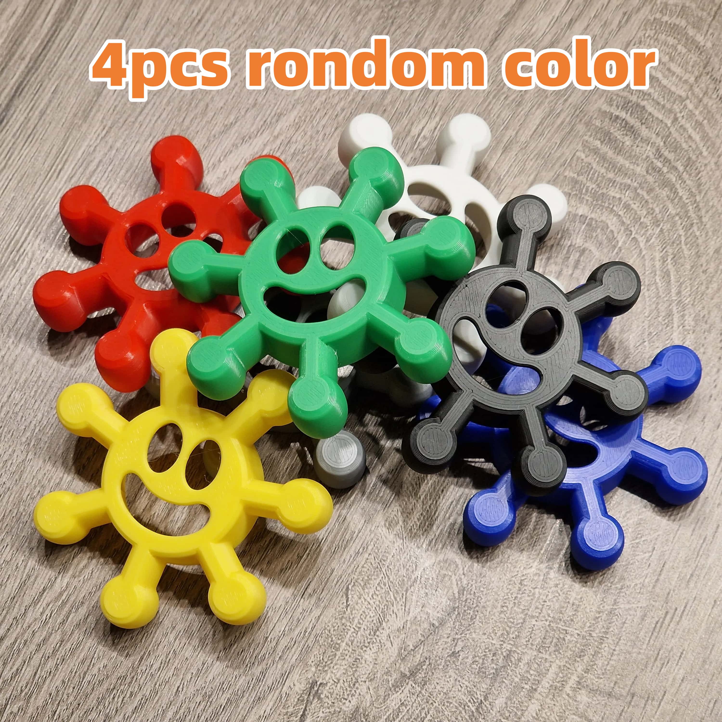 TEMU 4pcs Random Color Non-slip Effort-saving Bottle Opener, Easily Twists Open Soda And Beverages, A Practical For Home Use