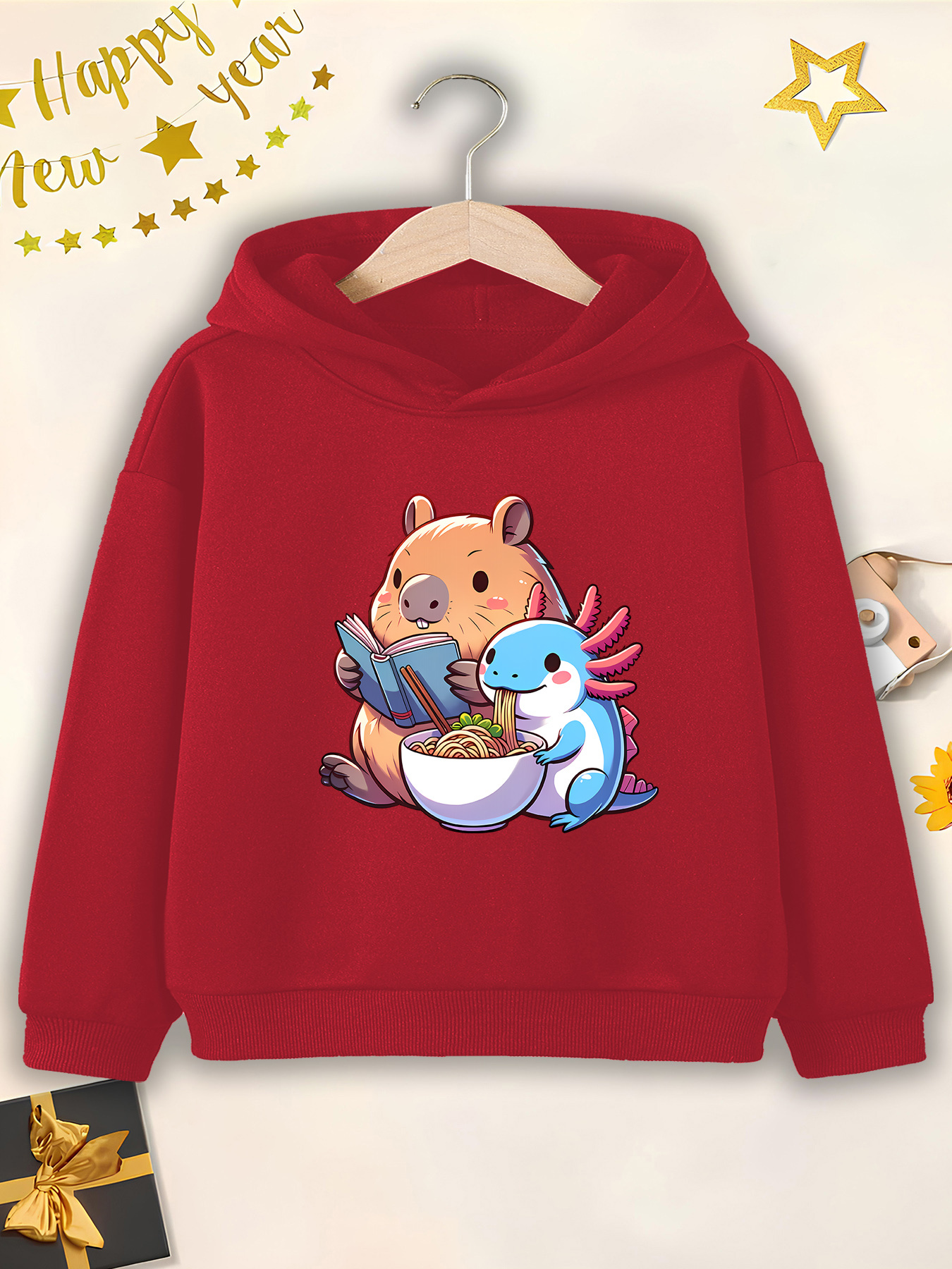 Axolotl Mama & Baby Unisex Hoodie, Axolotl, cute hoodie, womens deals gifts, mens gifts, cute hoodies, ocean, beach wear, disney, sweatshirt