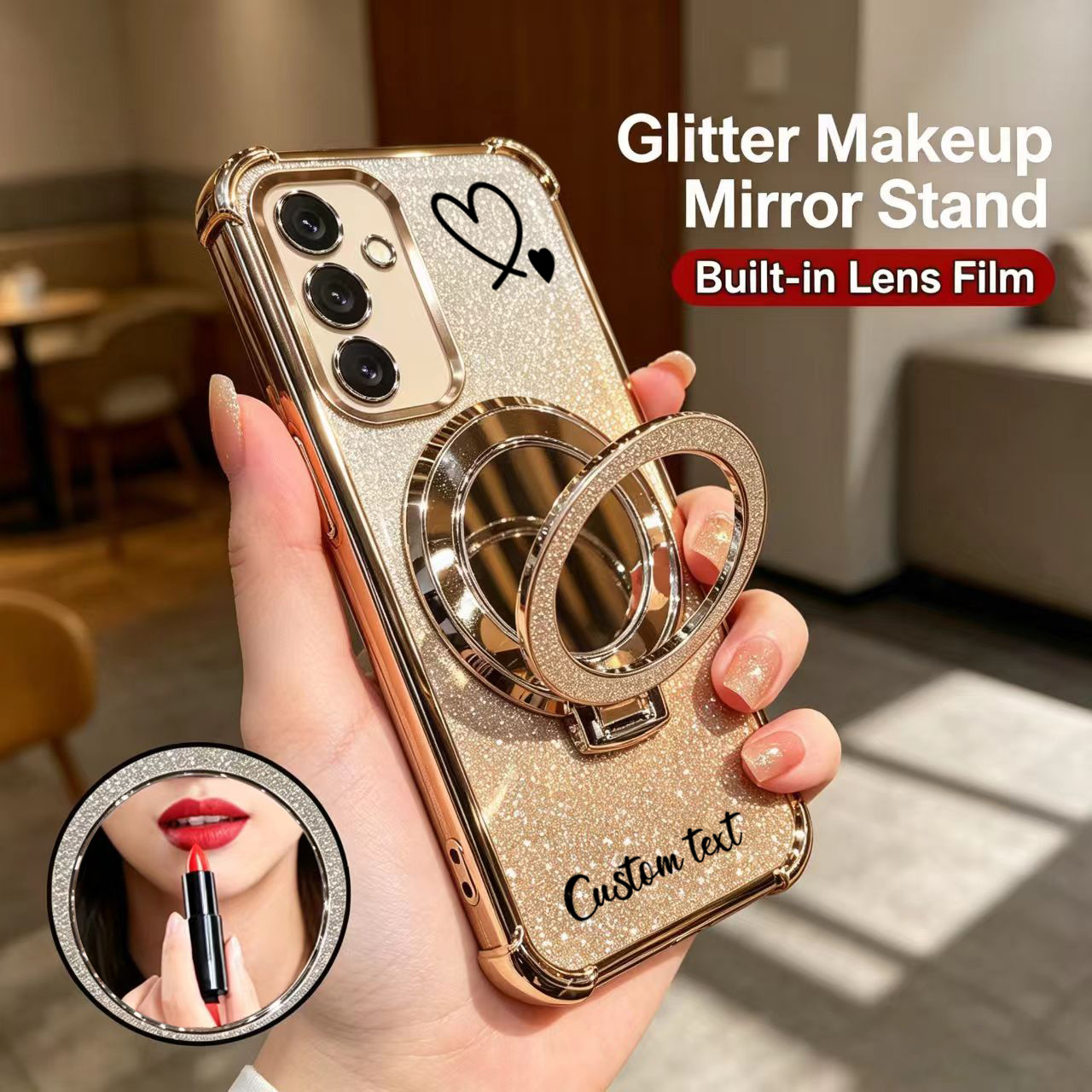 Capa de Telemóvel - para Samsung Electroplated  3