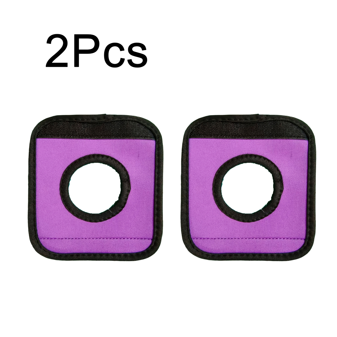 TEMU 2pcs Purple Trolley Suitcase Handle Strap With Push Button Closure - Lightweight Belt Strap Suitable For Luggage, Handbag, Briefcase, Travel
