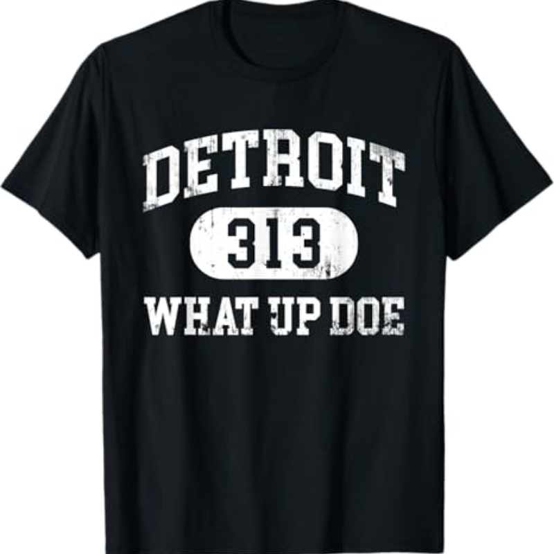 

Doe 313 Detroit T-shirt-220g100% Cotton T-shirt