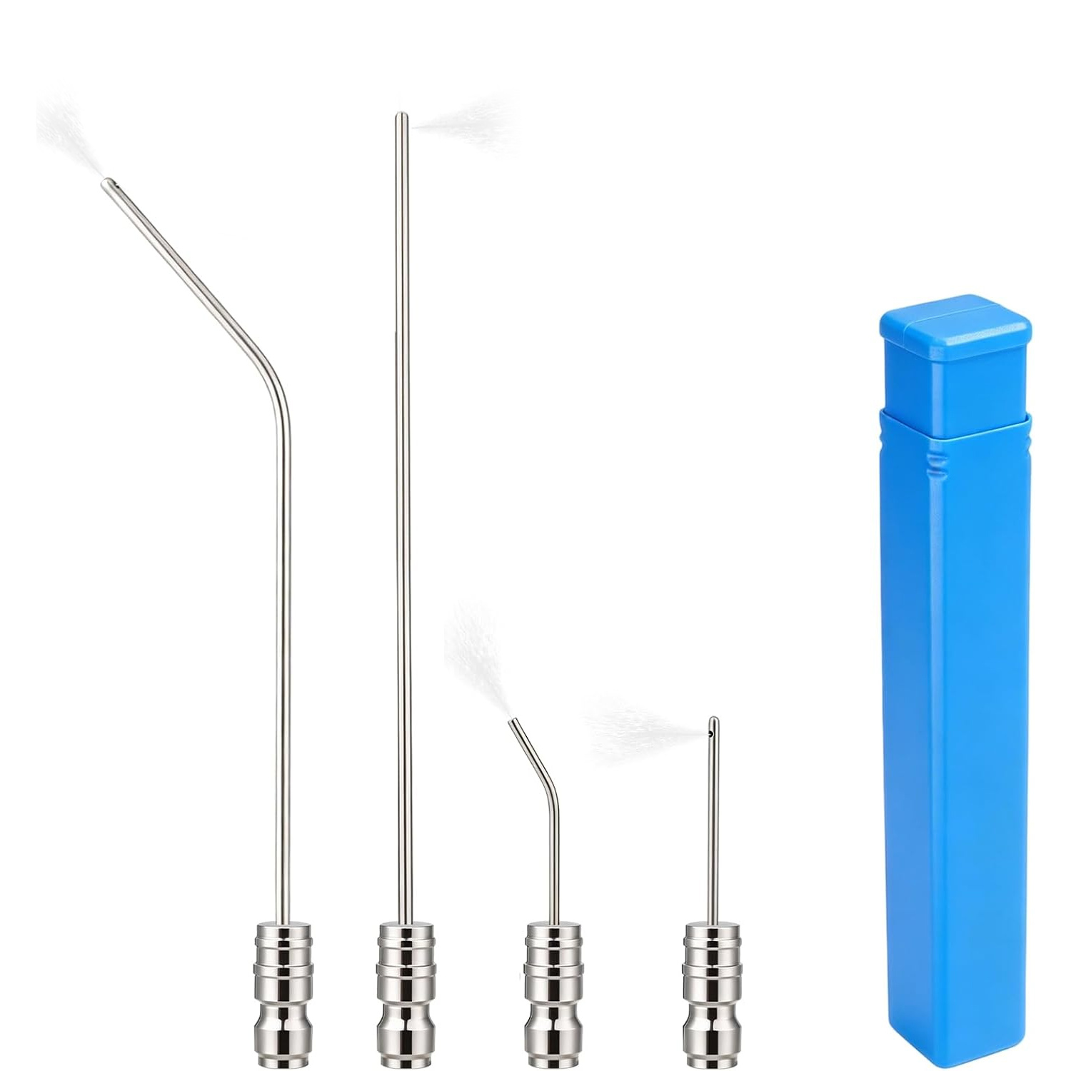 TEMU Pressure Washer Needle Nozzle Kit - Stainless Steel Flush Wand Extension , 1/4 Quick Connect - 1-2gpm Washing, Ac Coil, Heater, Auto Detailing,