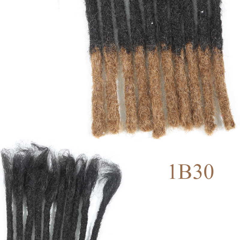 TEMU #1B #1B-27 #1B-30 #1B-99J Extensions de Locs en Cheveux Humains, 10 Mèches/, Largeur de 0,6 cm, 100% Cheveux Humains Réels, Extensions de
