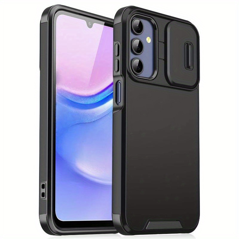 Slide Camera Lens Protection Phone Case Compatible with Samsung A56 A36 A16 Shockproof Case Compatible with Galaxy A16 A36 A56 Back Cover