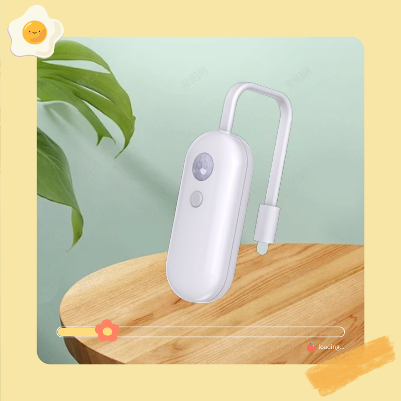 E-shop Bewegungssensor Nachtlicht - 8-Farben wechselndes LED Badezimmerlicht, Toilettensitz automatisches Ein/Aus, 500mAh wiederaufladbar mit