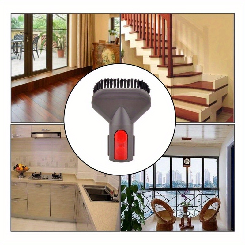 2pcs vacuum brush attachments 2pcs vacuum cleaner brush attachment kit compatible with v8 v7 v10 v11 sturdy plastic material with   dirt brush and   brush for floor attachment details 2