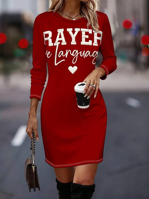 roter slogan sweet cool rocker retro distressed buchstaben herz verzierung, rote hintergrund mit minimalistischem weißem ton, -fit kleid für die straße ist trendy product