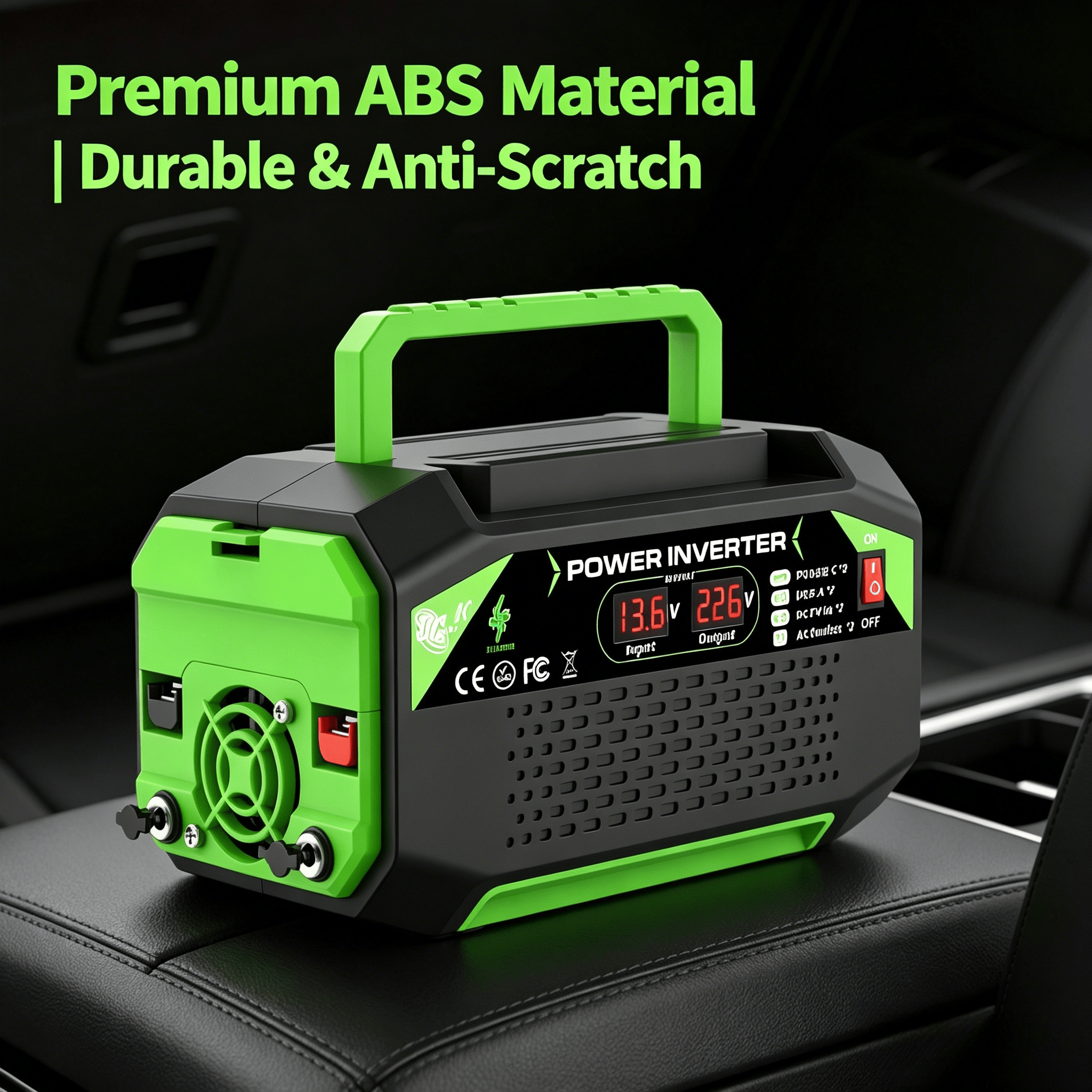 1000W/500W Inverter with Car Plug and Connecting Wire Accessories