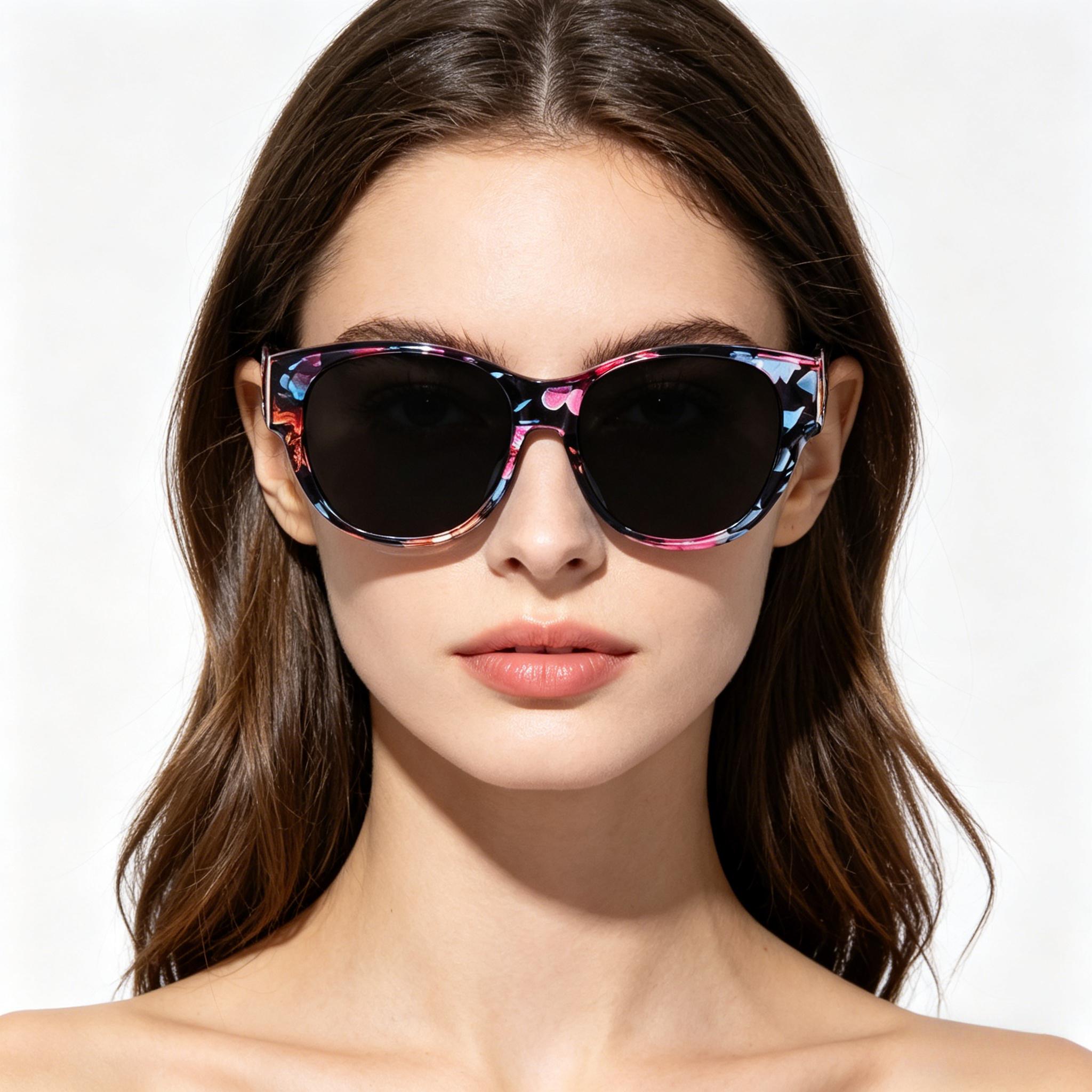 TEMU Men's Design With Oversized Polarized Lenses And, Suitable Driving, Parties, Daily Wear, As A Photo Prop, And As A Festive