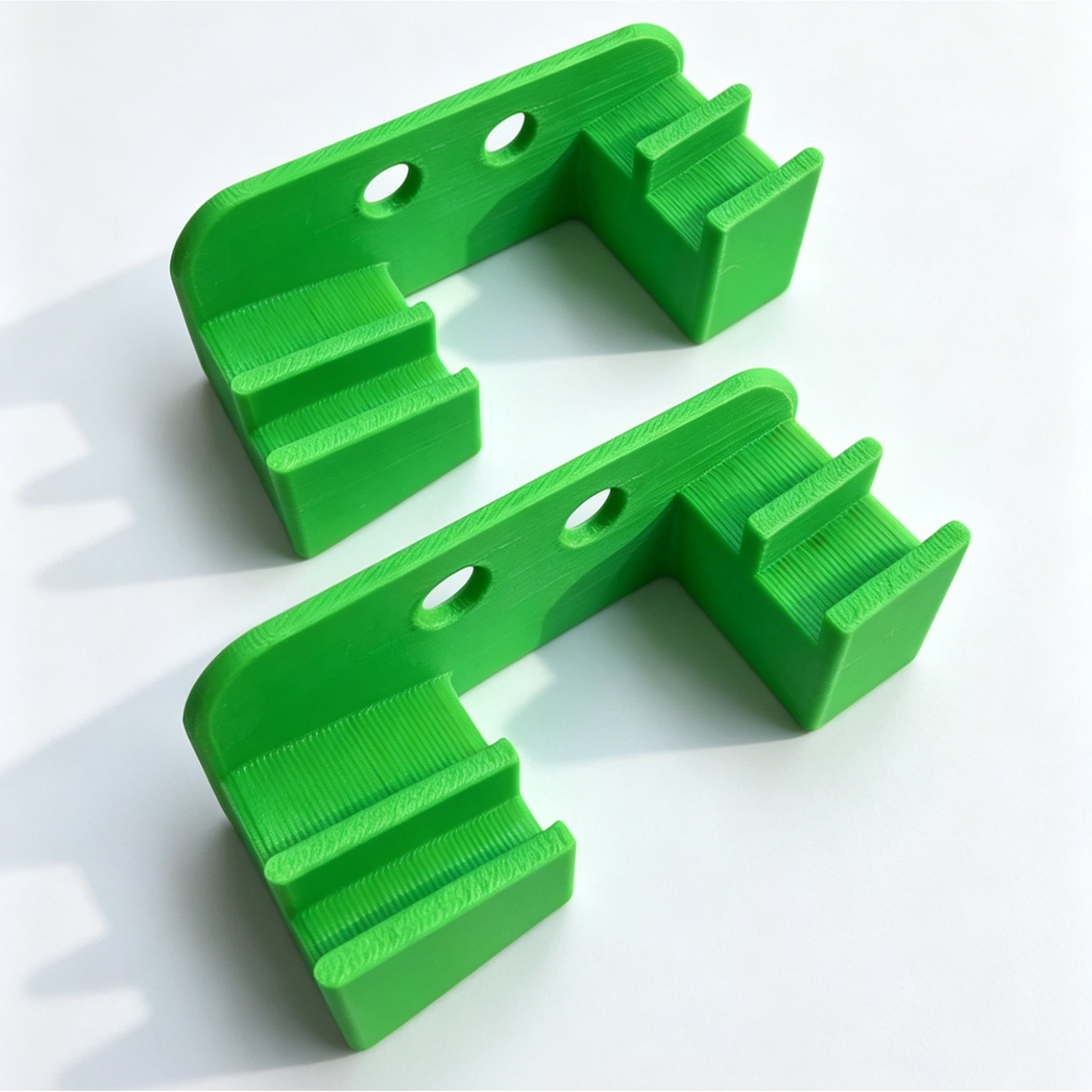 Image of 2pcs Set, Special Hook For Calipers, Wall-mounted, Can Hold 2 Calipers, Used For Garage Organization, No Screws Included