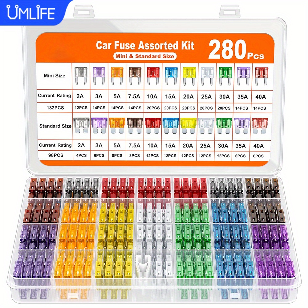 UMLIFE 280pcs Fuse Kit