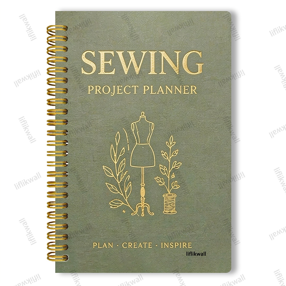 TEMU Liflikwall Creative Sewing Notebook, Colorful Sewing Theme, Suitable For Sewing Enthusiasts, Lovers, And Handicraft Fans, A Gift For Sewing And