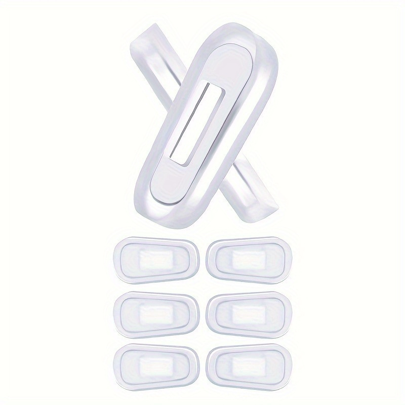 6 Sets Eyeglass Nose Pads- Eyeglass Nose Support Additions, Eyewear Additions