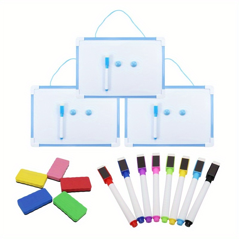 

Double-sided Whiteboard - Erasable, For , Drawing & Office Notes - Pvc Material, Hanging Design, Graffiti, Message