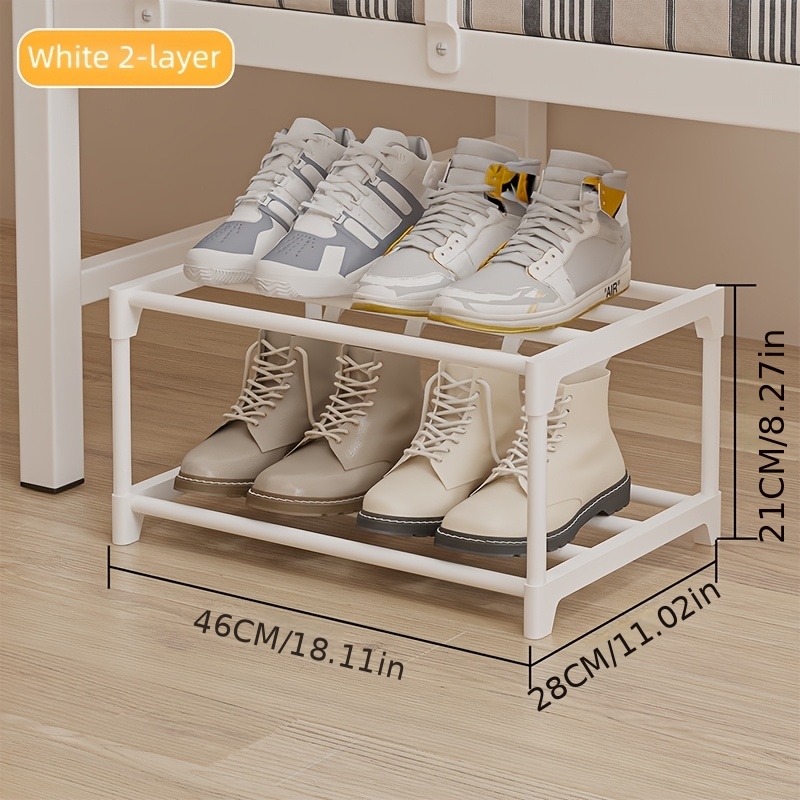 TEMU Scaffale porta scarpe pratico livelli da mettere sotto il letto a castello, contenitore multifunzionale per scarpe e , realizzato con componenti