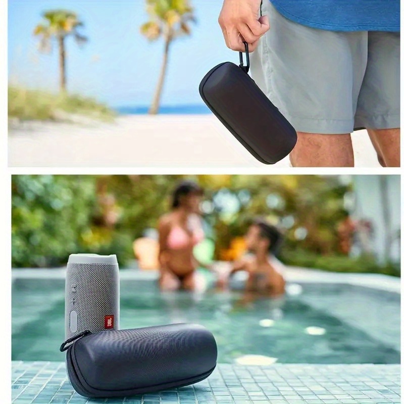 EVA Speaker Case for JBL Flip 3/4/5/6, Shockproof Protective Carrying Bag with Handle, Portable Outdoor Storage Case (Case Only, No Speaker Included), Ideal Gift for 5 Major Holidays (Christmas, Halloween, Easter, Valentine's Day, Thanksgiving)