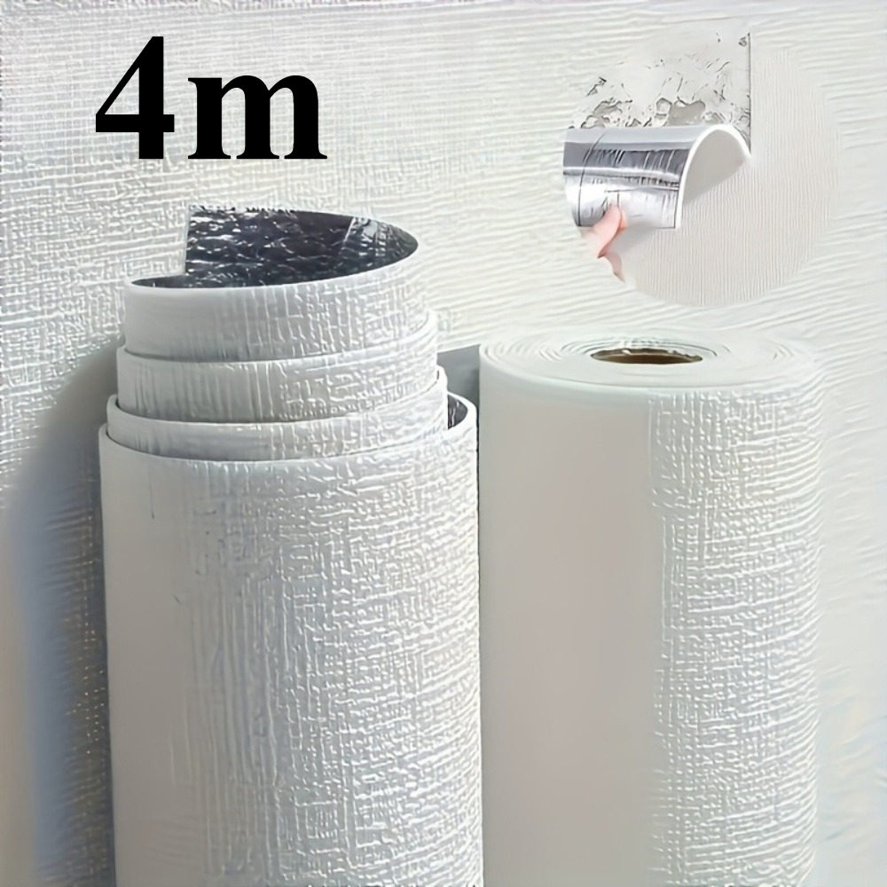 TEMU Film de plafond auto-adhésif de 400 cm de long et 50 cm de large, conçu pour et plafonds insonorisés, idéal pour les salons, facile à installer,